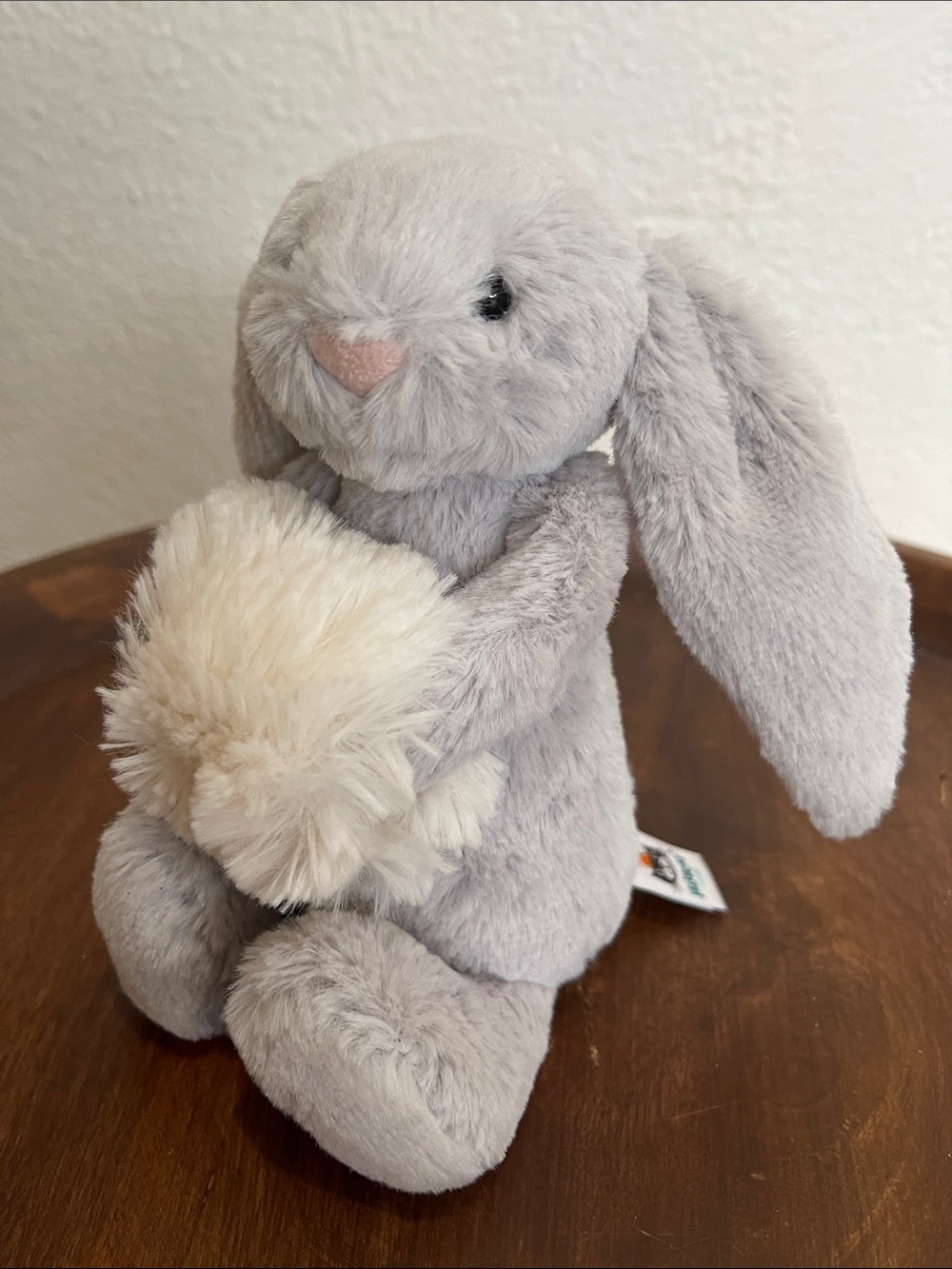 RARE Jellycat Retired Bashful Silver Snow Bunny